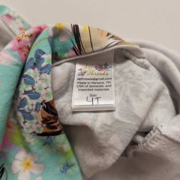 AG Threads Star Wars V Back Peplum Top PLAY 4t - Picture 4 of 6